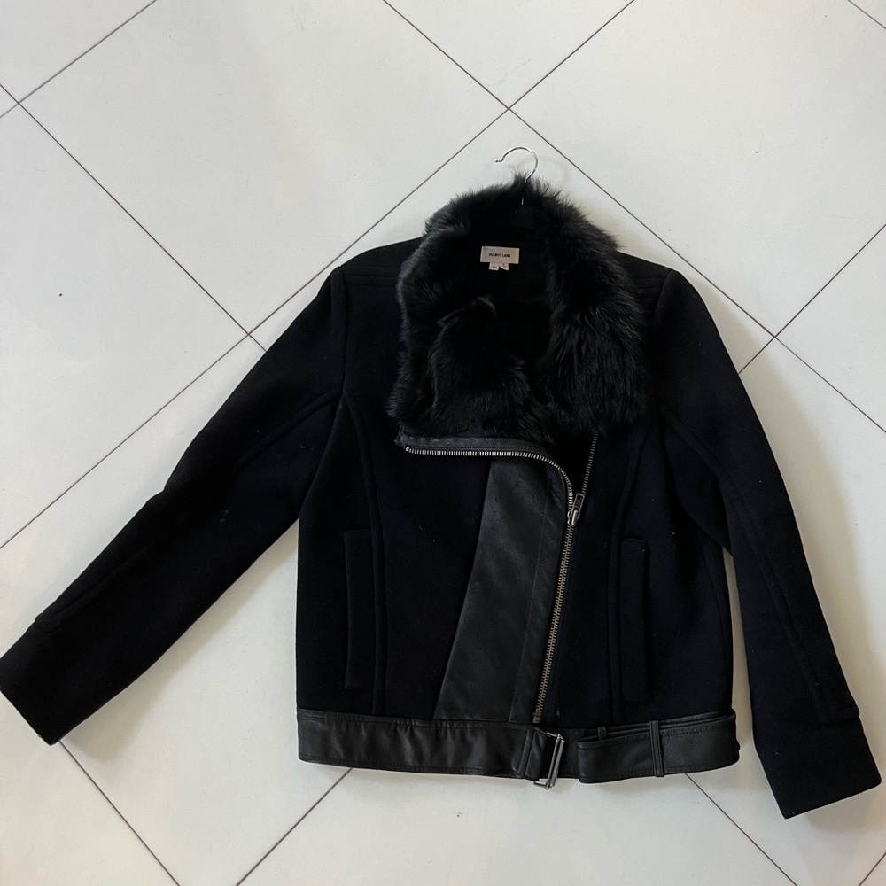 Helmut Lang Shearling Coat